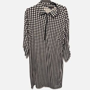 Houndstooth groovy dress